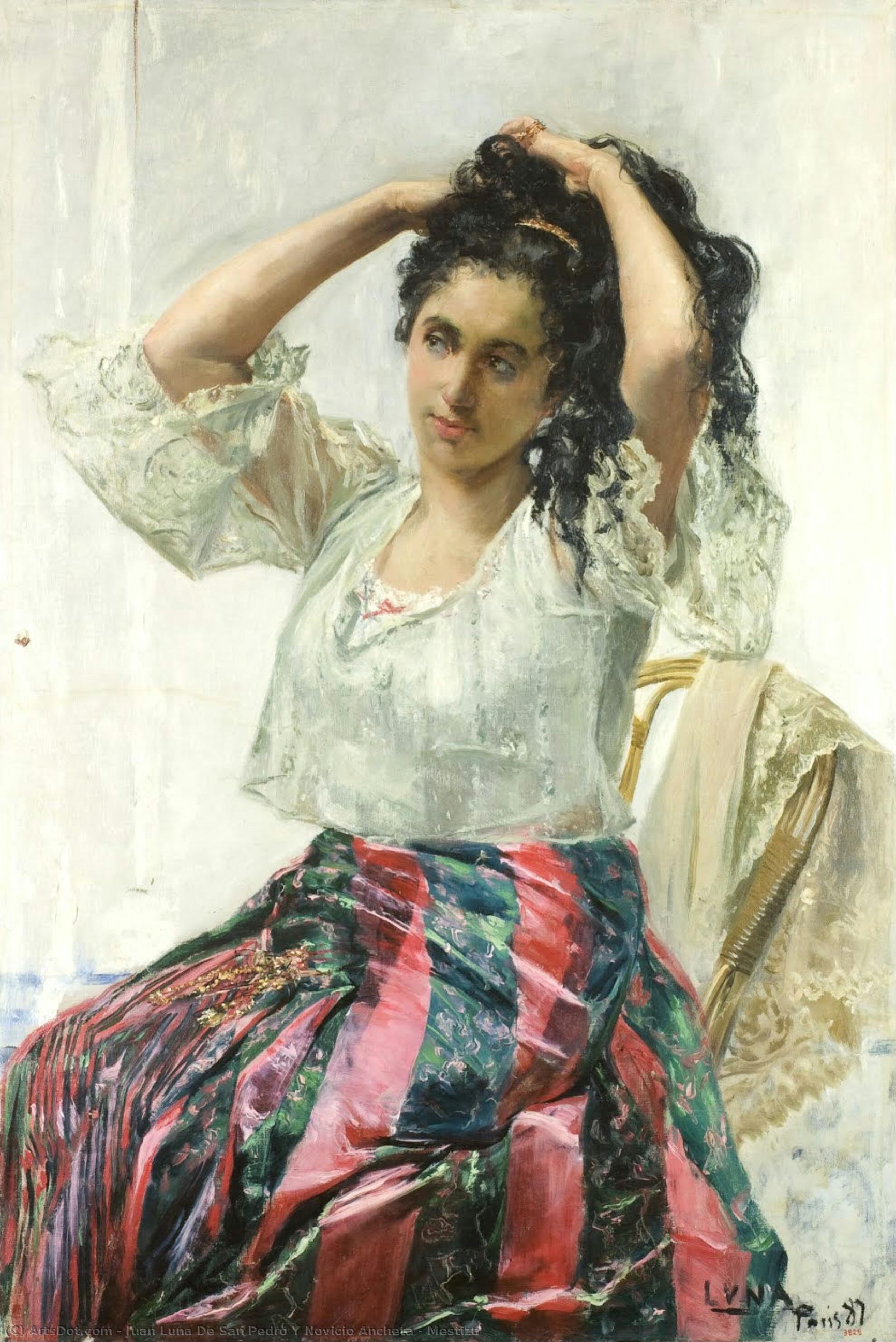 Mestiza — Juan Luna De San Pedro Y Novicio Ancheta