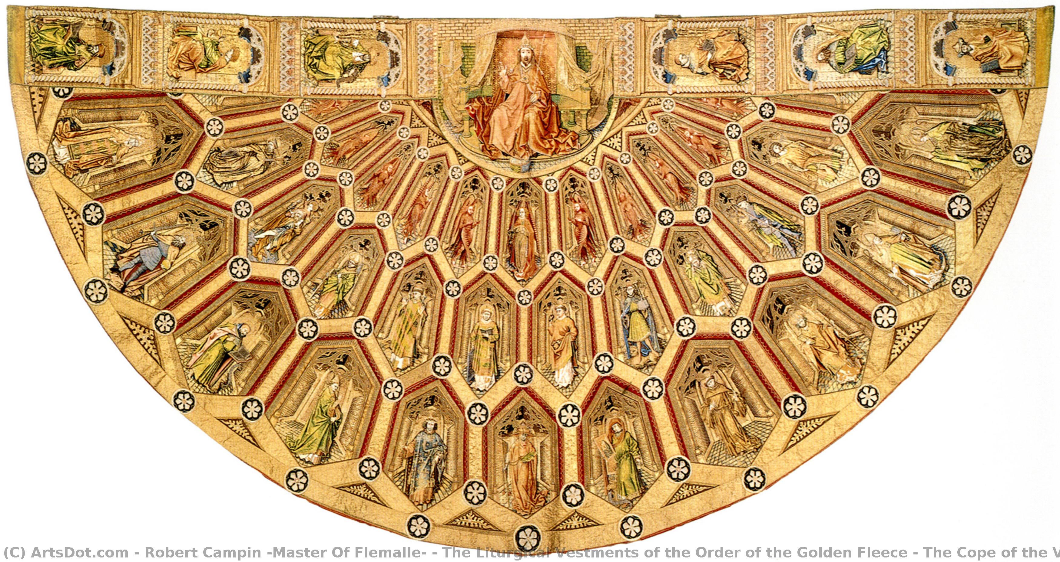 The Liturgical Vestments Of The Order Of The Golden Fleece - The Cope Of The Virgin Mary — Robert Campin (master Of Flemalle)