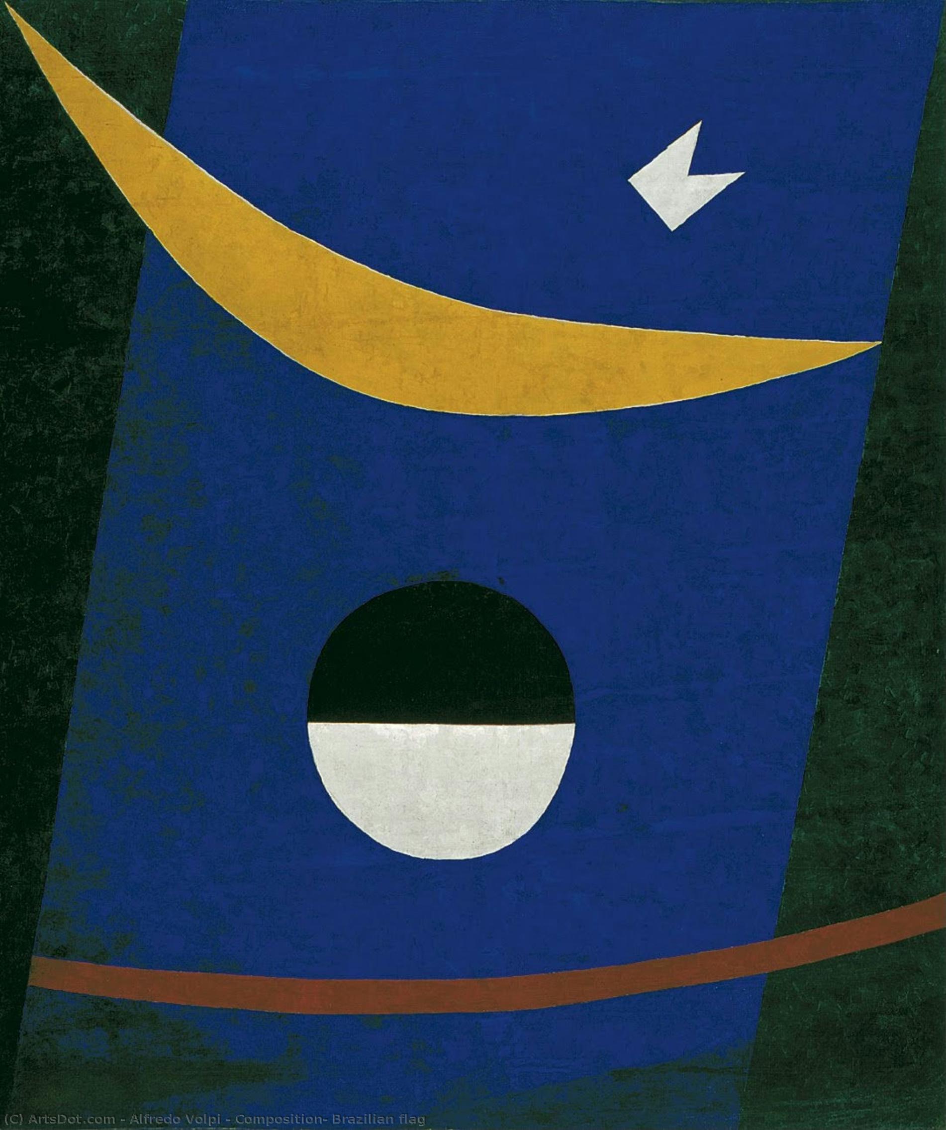 Composition, Brazilian Flag — アルフレド・ヴォルピ