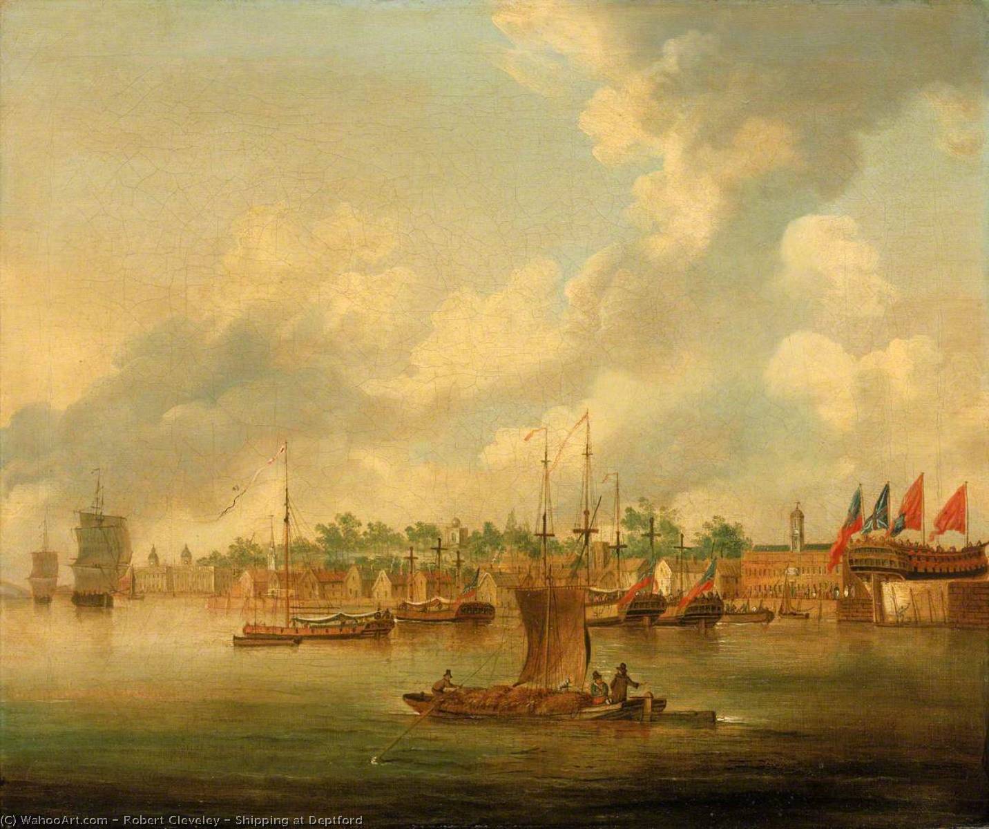 Shipping At Deptford — Robert Cleveley