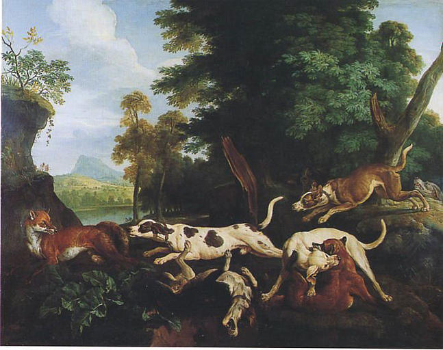 Chasse Aux Renards — Alexandre François Desportes