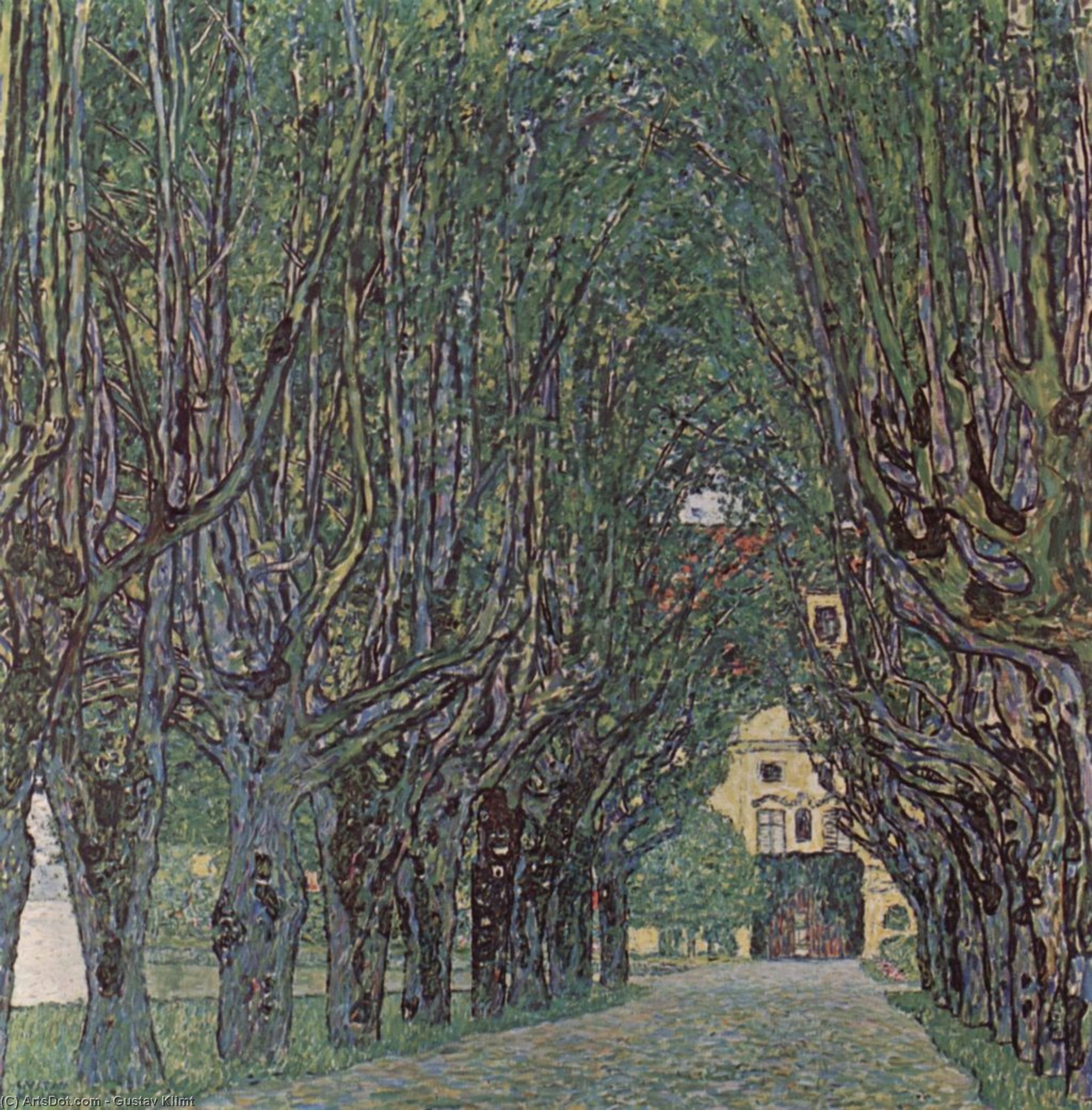 Avenue Of Schloss Kammer Park — Gustav Климпт