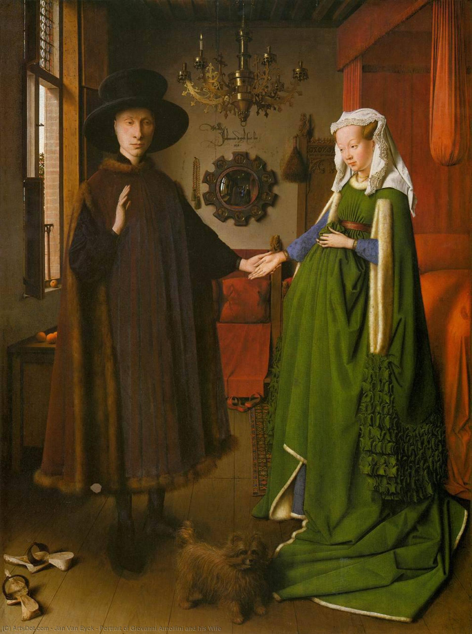 Retrato De Giovanni Arnolfini Y Su Esposa — Jan Van Eyck