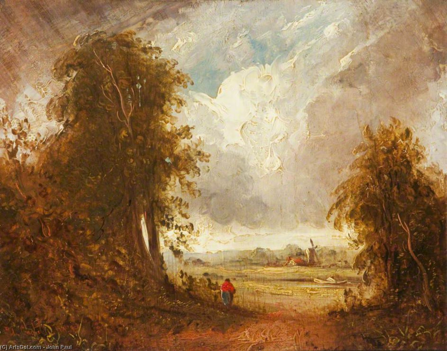 Lane Scene In Suffolk — Paul Jones