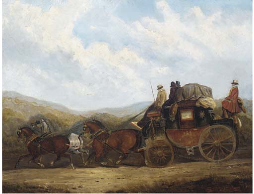 The London To Dorking Coach; And The London, Gloucester, Hereford And Aberystwyth Coach — Charles Cooper Henderson