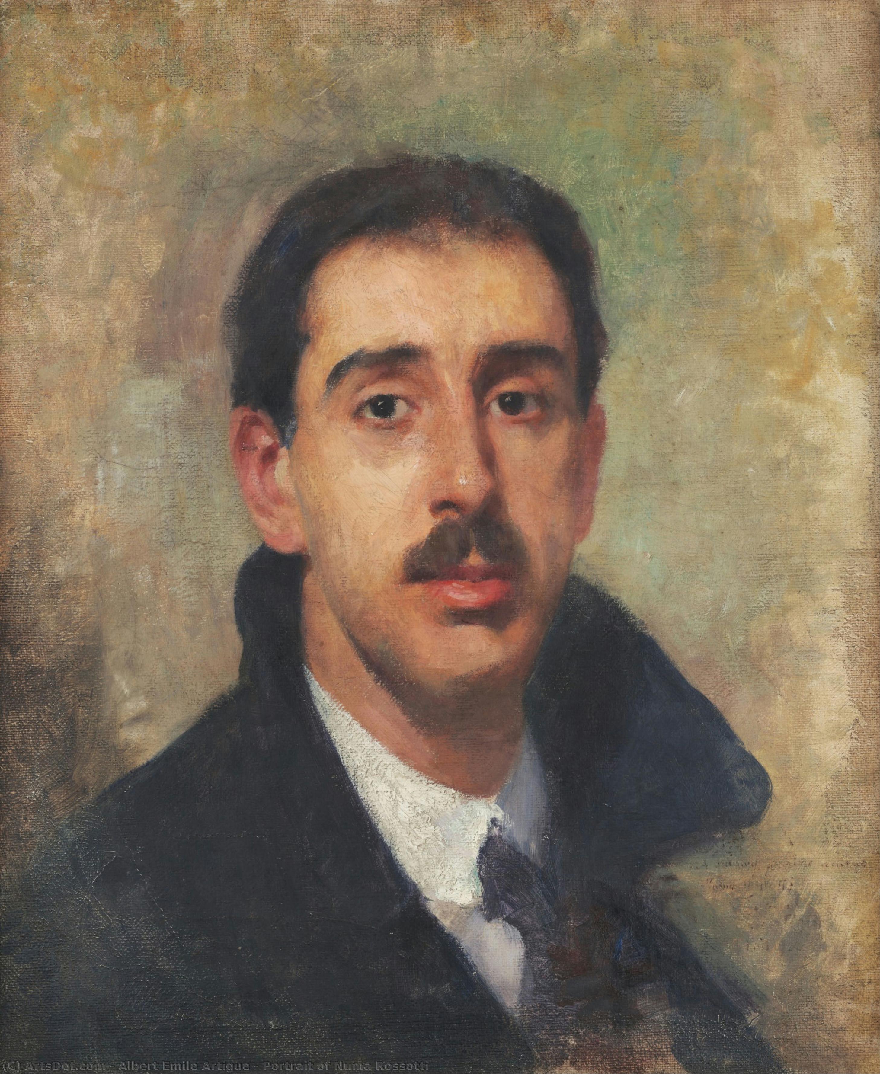 Portrait Of Numa Rossotti — Albert Emile Artigue