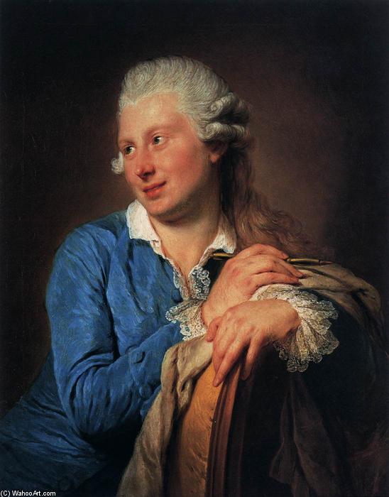 Portrait Of Jacob Philipp Hackert — Anna Dorothea Therbusch