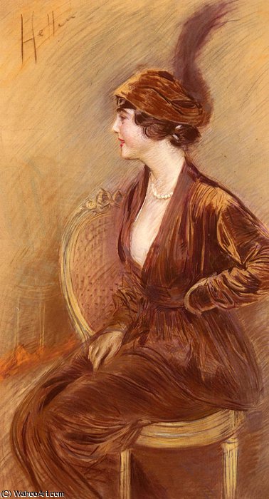 The Feathered Hat — Paul César Helleu