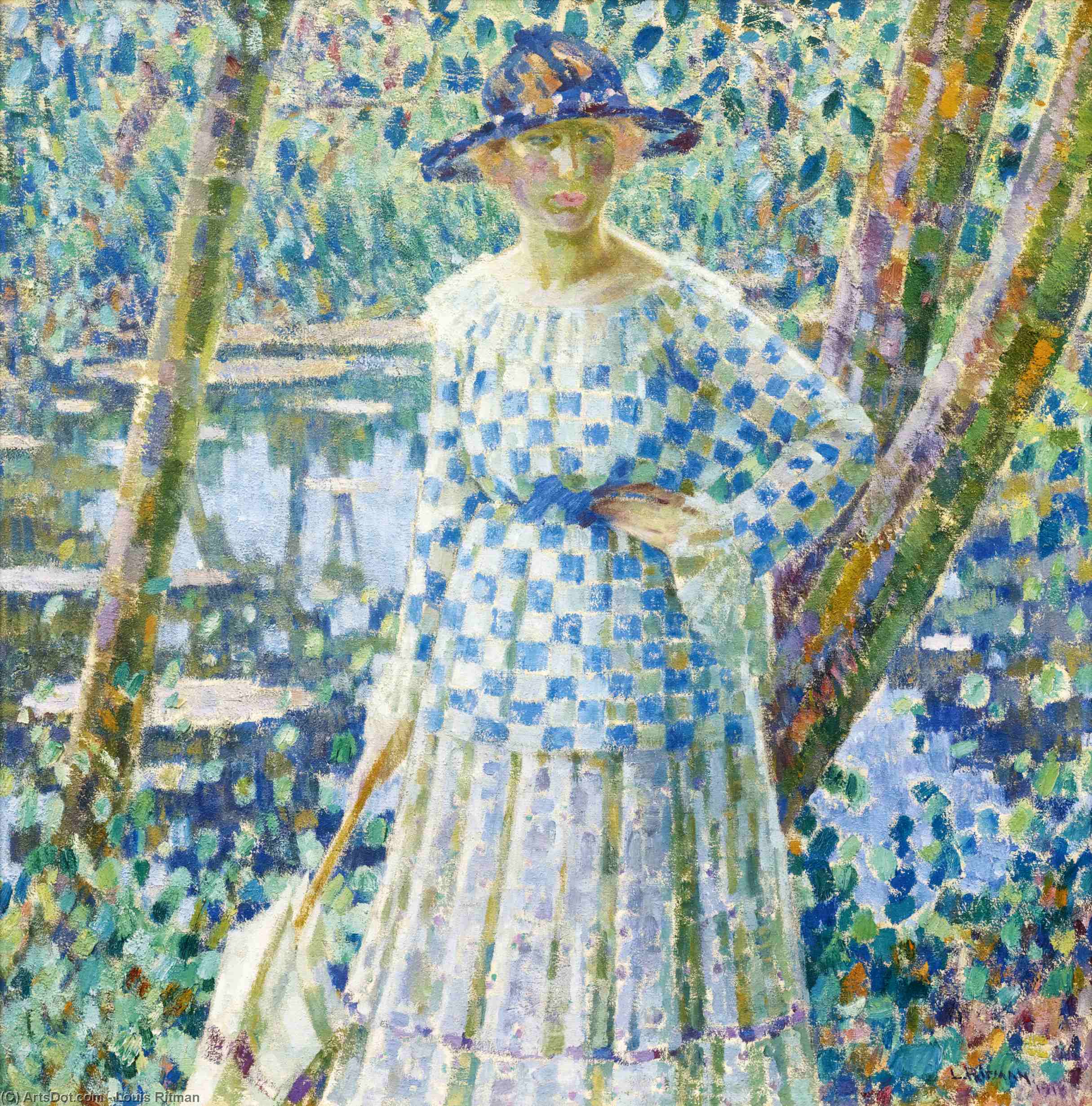 Girl In The Garden — Louis Ritman