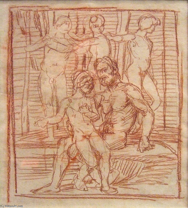 Entwurf Zum Bild Das Goldene Zeitalter I — Hans Von Marées