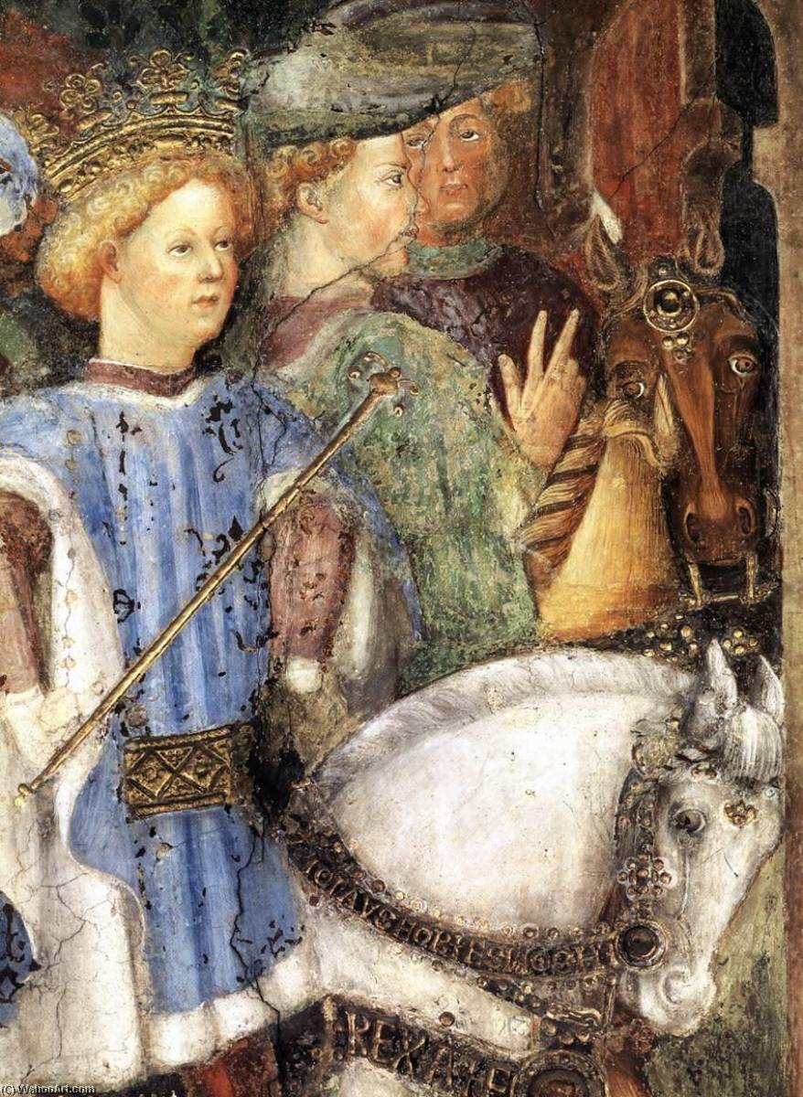Theodolinda Cycle (scene No. 11, Detail) — Franceschino Zavattari