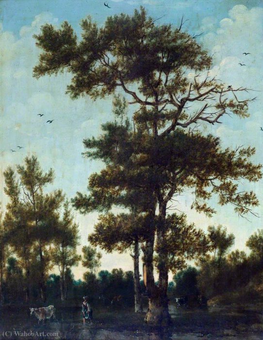 Landscape With Cattle — Ян Янсз Вийнс