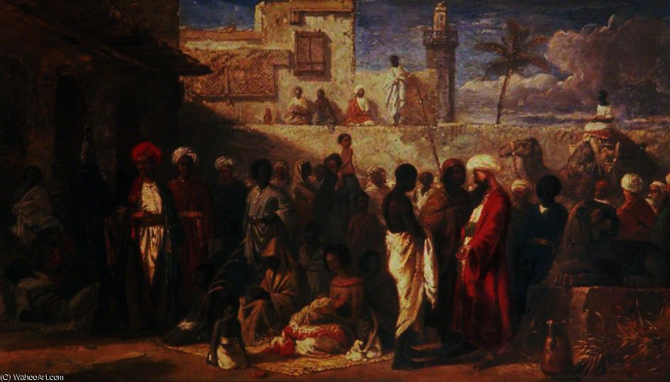 The Slave Market At Cairo, Egypt — William James Müller