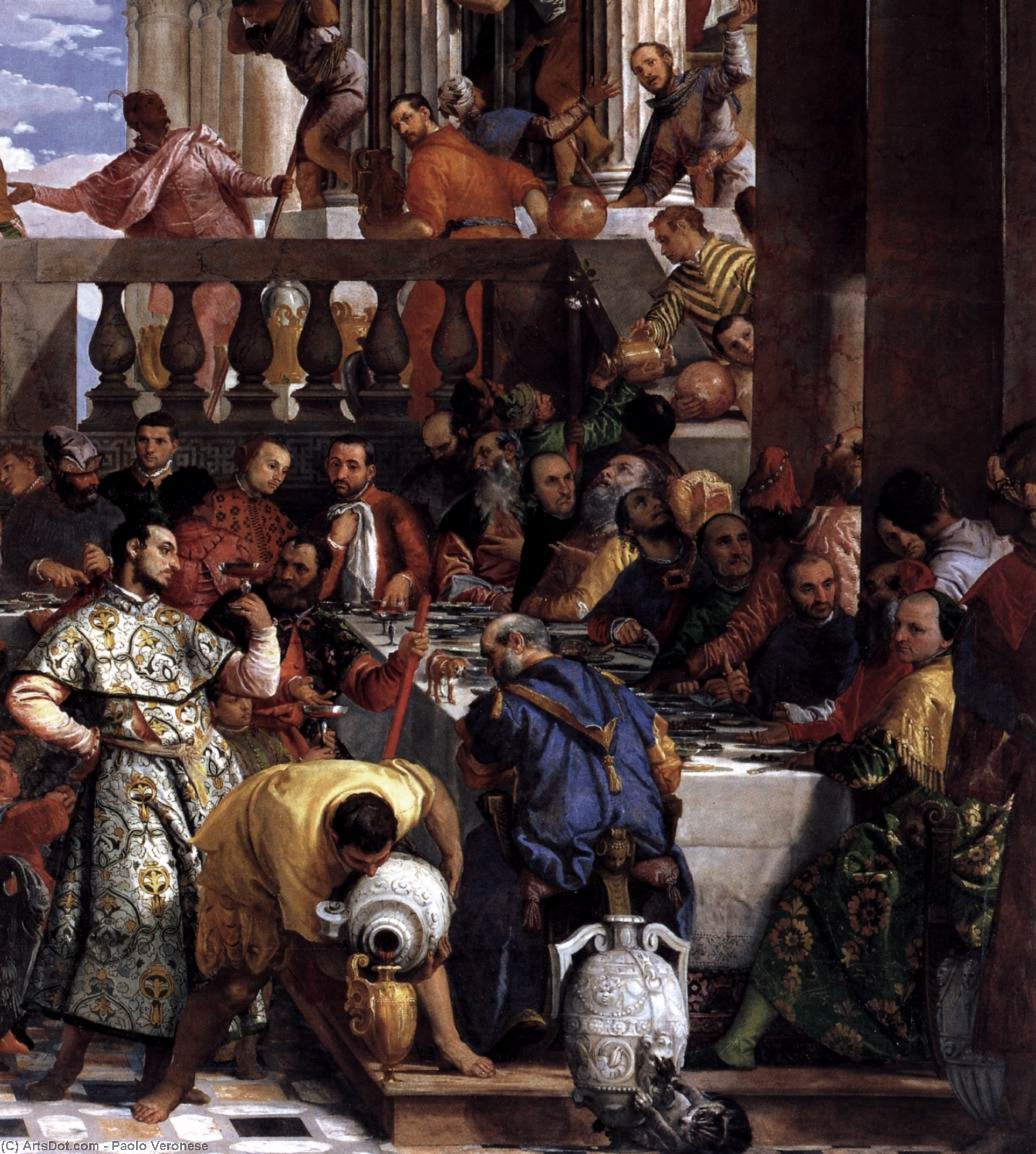 The Wedding At Cana (detail)2 — Paolo Veronese