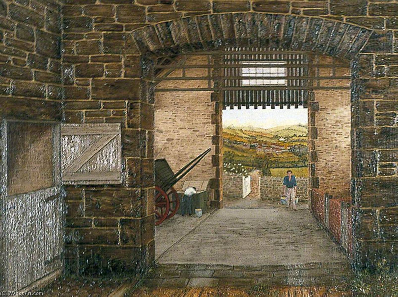 Through A Dale's Barn (bridgend Farm, Hampsthwaite) — Joseph Baker Fountain