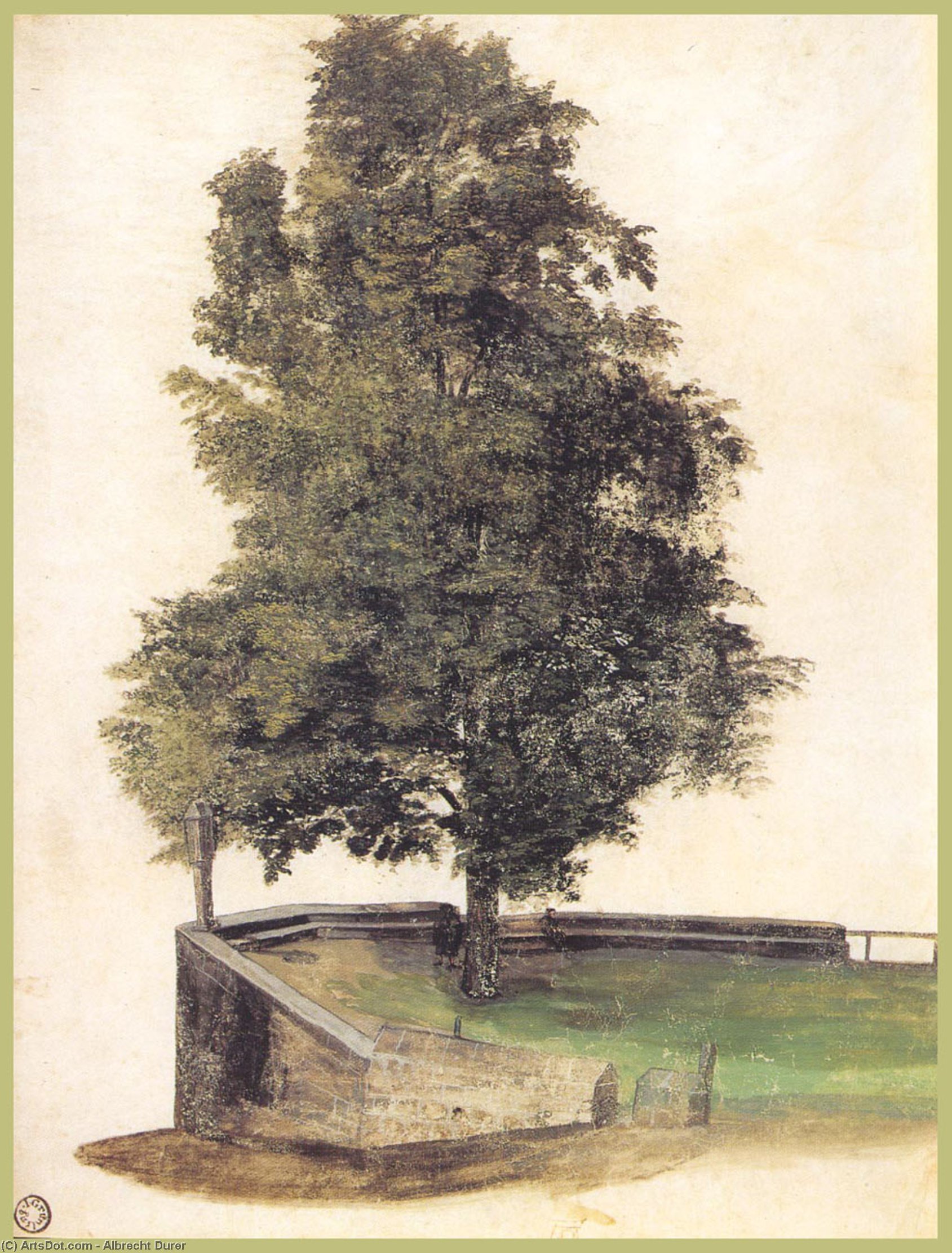 Tilo On The Cantilever Of A Bastion — Albreht Direr