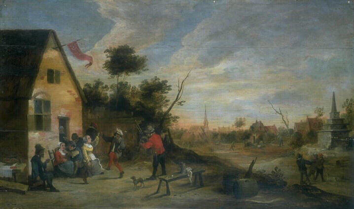 Fête Villageoise — David Teniers Ii Le Jeune