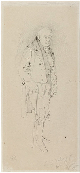 Portrait Of Samuel Taylor Coleridge, Poet — Daniel Maclise