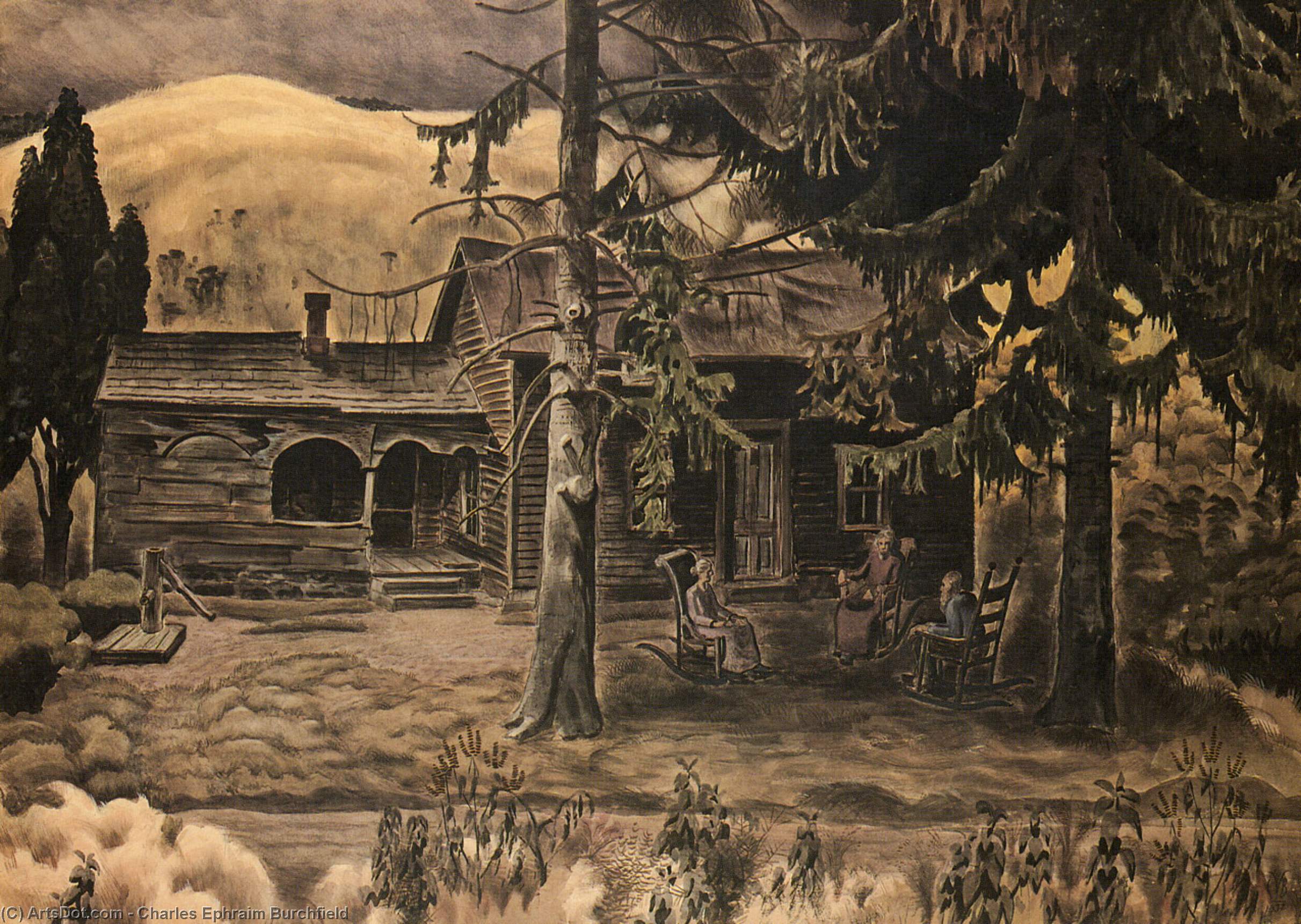 Evening — Charles Burchfield