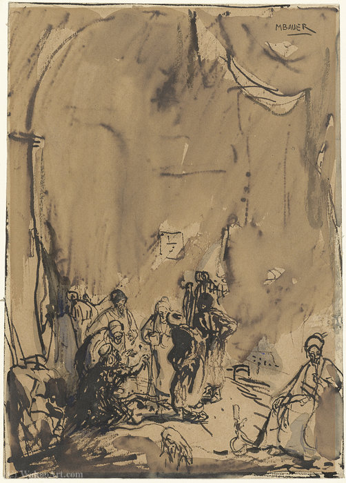 Group Orientals In Conversation — Marius Bauer