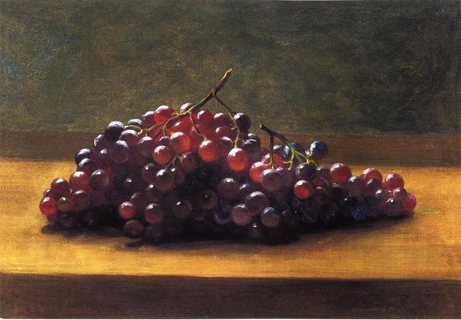 Grapes On A Tabletop — George Henry Hall