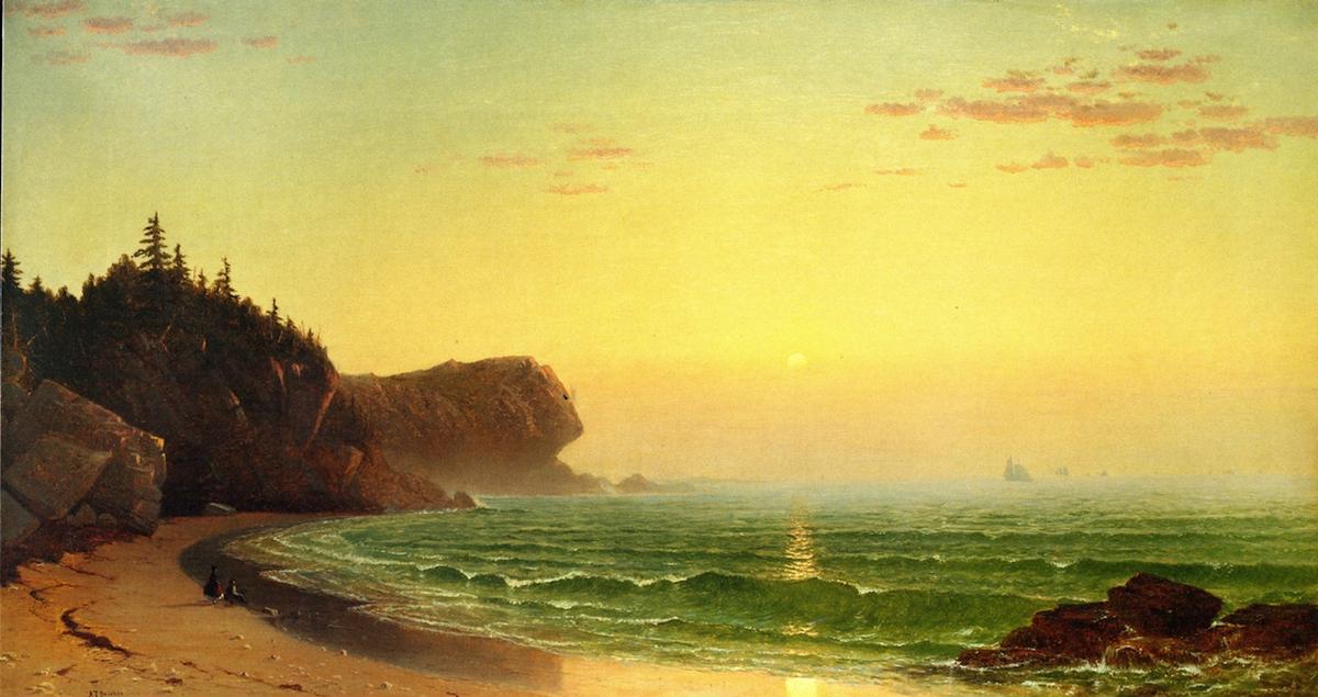 Seascape: Sunset — Алфред Томпсон Бричер