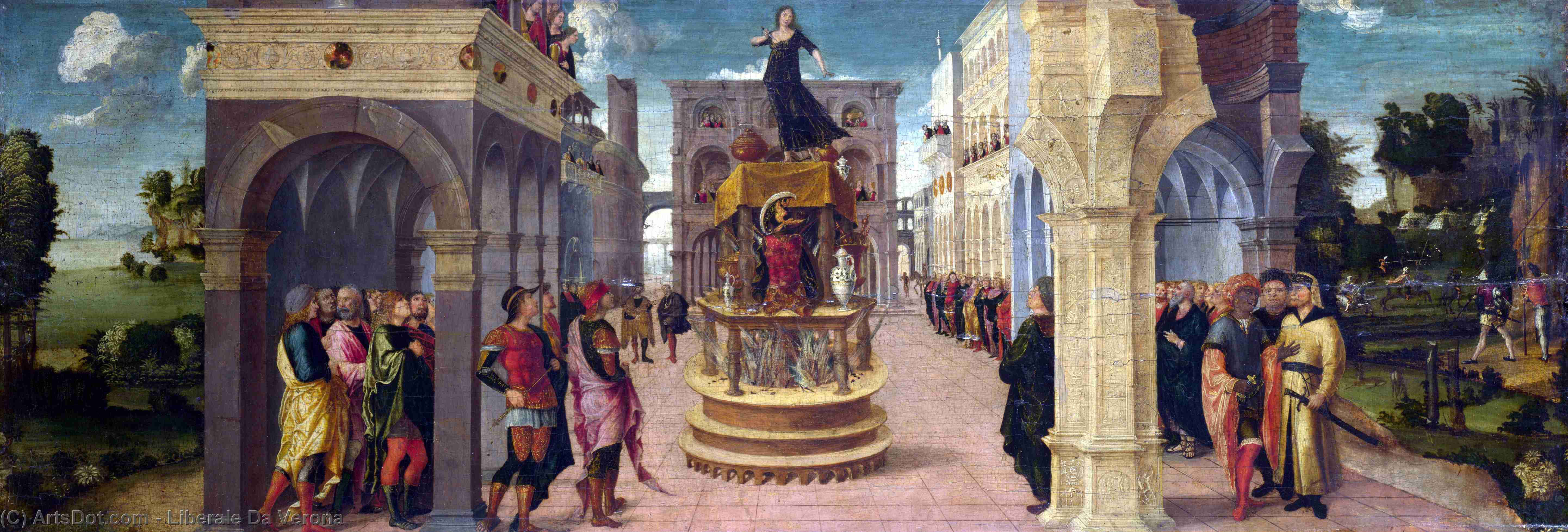 Dido's Suicide — Liberale Da Verona