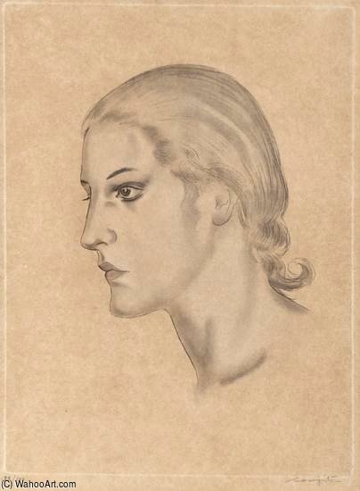 Profil De Jeune Femme — Léonard Tsuguharu Foujita