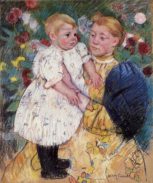 In The Garden — Mary Stevenson Cassatt