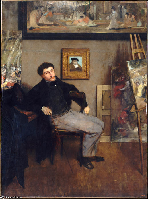 Portrait Of James Tissot — Jacques Joseph Tissot