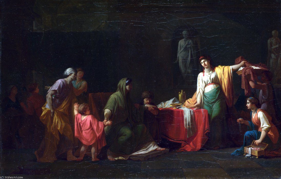 Cornelia, Mother Of The Gracchi — Jean-françois Pierre Peyron