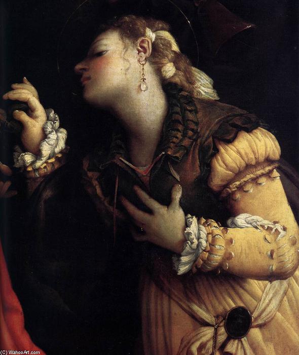 Mystic Marriage Of St Catherine (detail) — Lorenzo Lotto