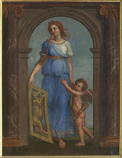 Vénus Et L'amour, Avec Le Signe Du Taureau. Avril — François Verdier