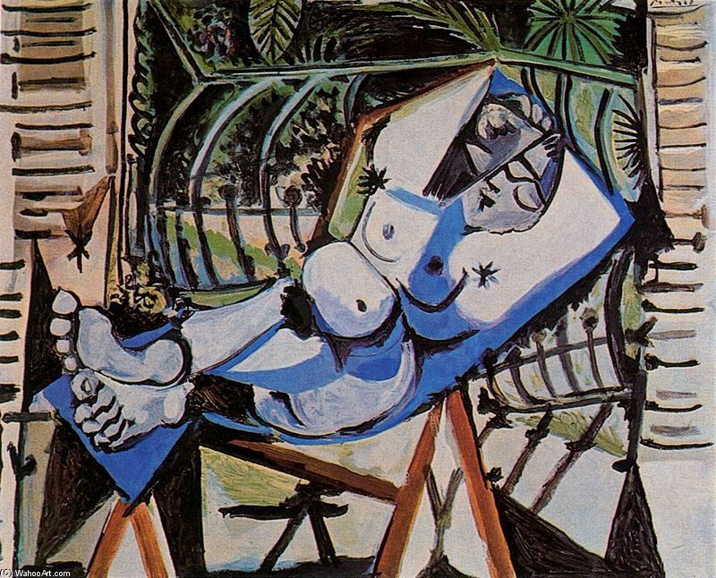 Naked Woman In The Garden — Pablo Picasso
