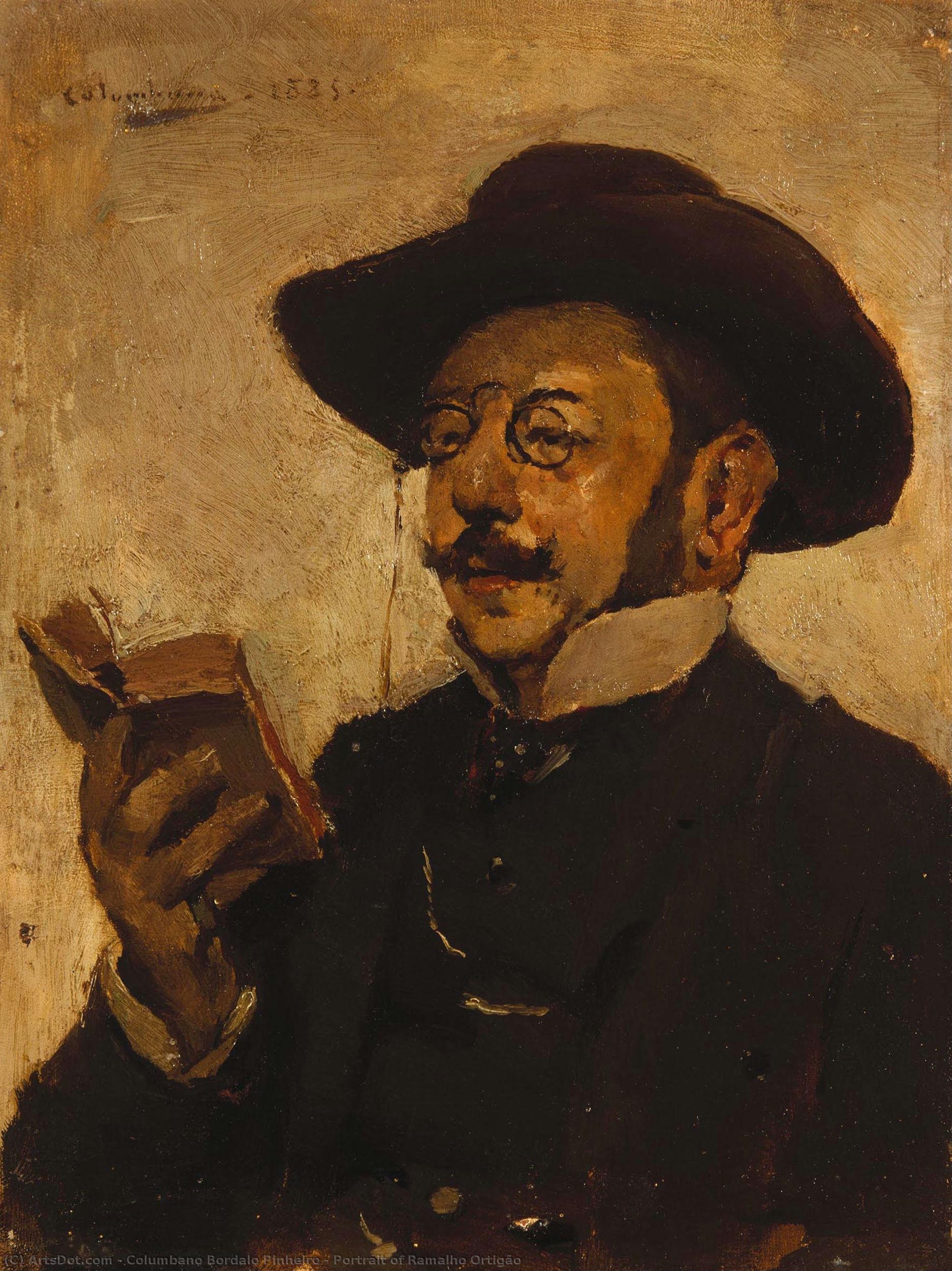 Portrait Of Ramalho Ortigão — Kolumbano Bordalo Pinjeiro