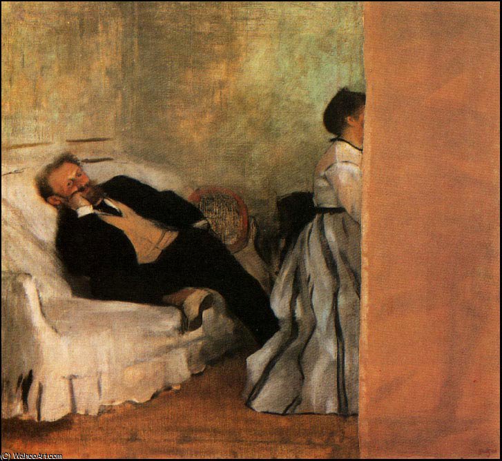Mr And Mrs Manet Ca Municipal Museum Of Art, Kit — Edgar Degas