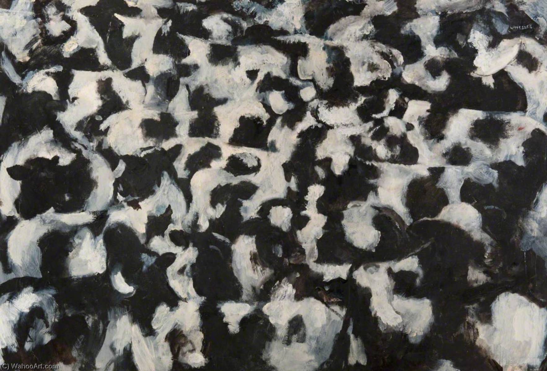 Cows (verso) — Joseph Byres Edwards