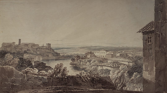 Rome. The Tiber With The Aventine On The Left — Joseph Mallord William Turner
