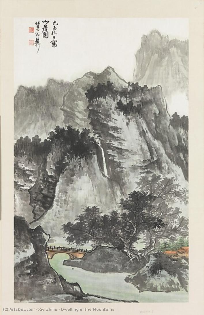 Dwelling In The Mountains — Xie Zhiliu