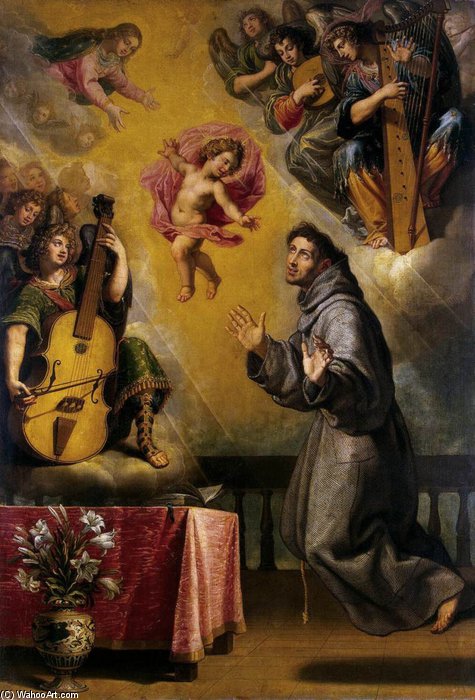 The Vision Of St Anthony Of Padua — Vicente Carducho
