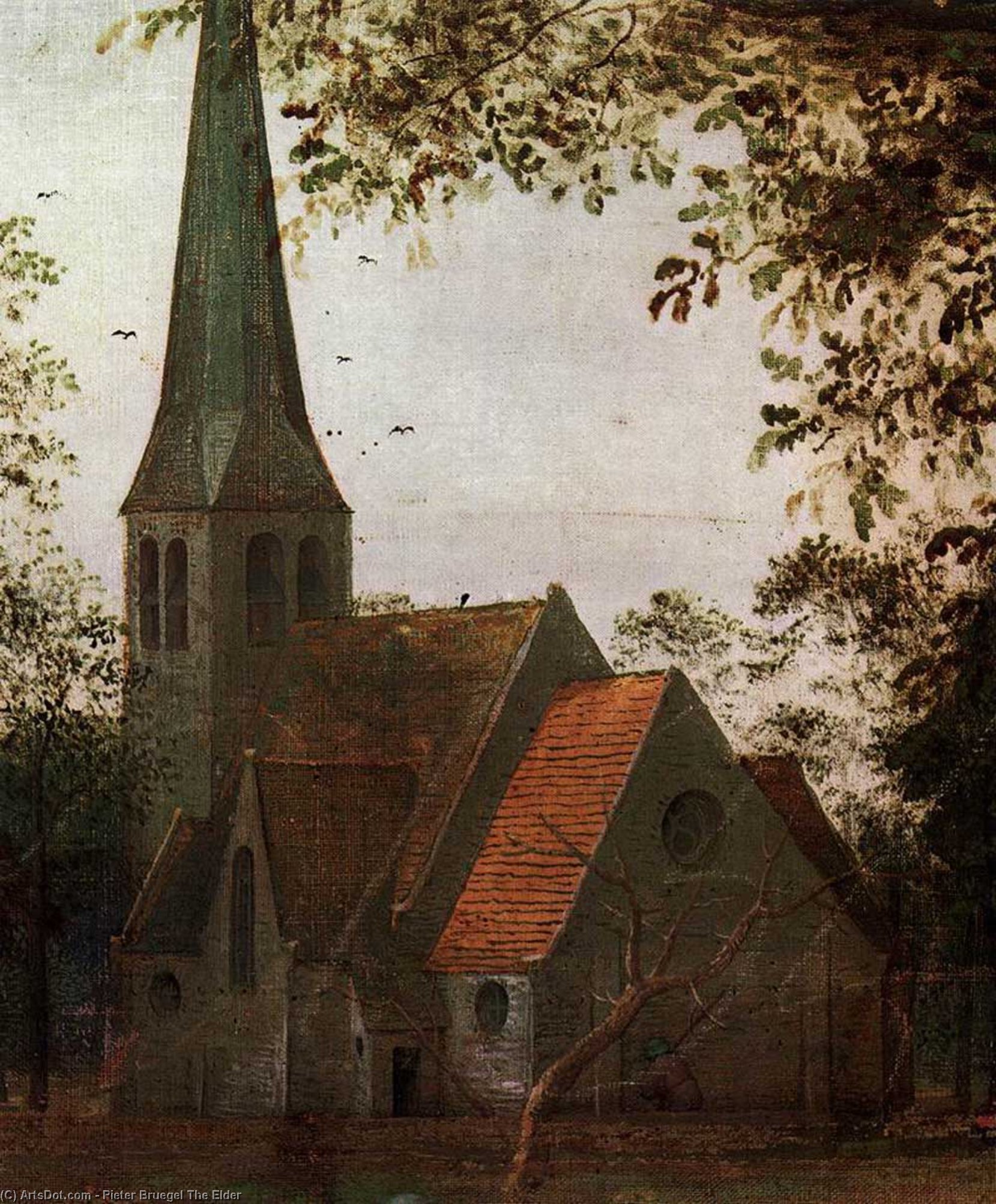 The Parable Of The Blind Leading The Blind (detail) — Pieter Bruegel The Elder