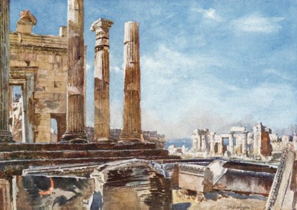 The Northern Portico Of The Erechtheum — John Fulleylove