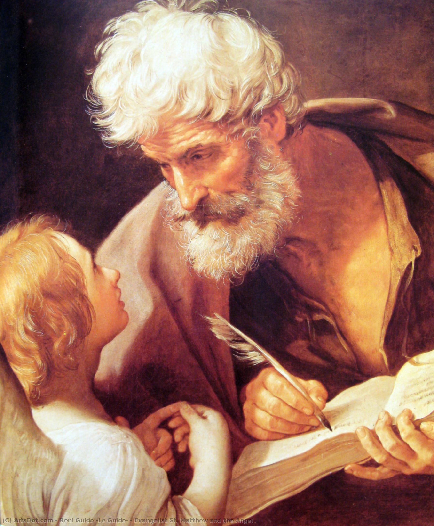Evangelist St. Matthew And The Angel — Reni Guido (le Guide)