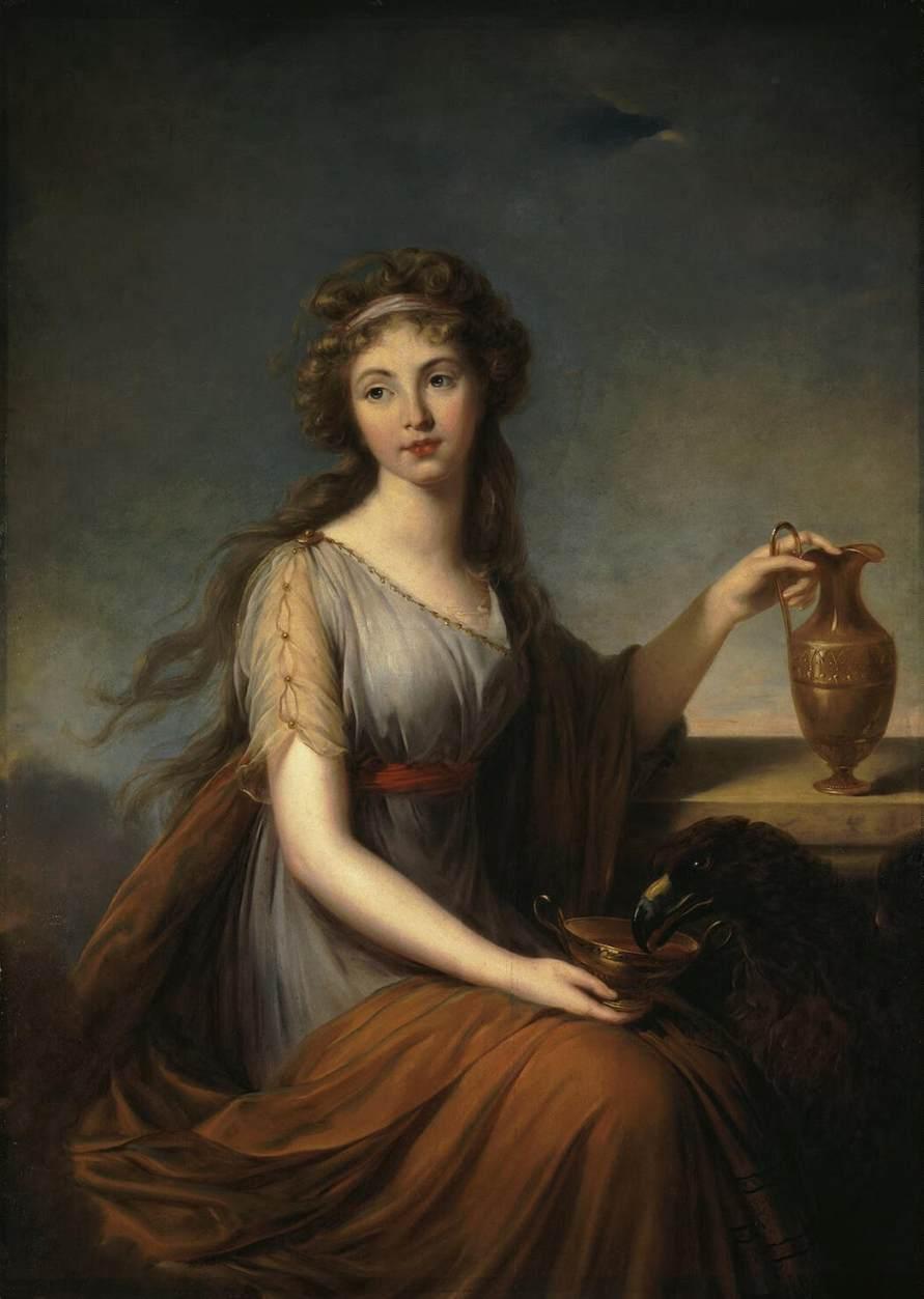 Portrait Of Anna Pitt As Hebe — Louise Élisabeth Vigée Le Brun