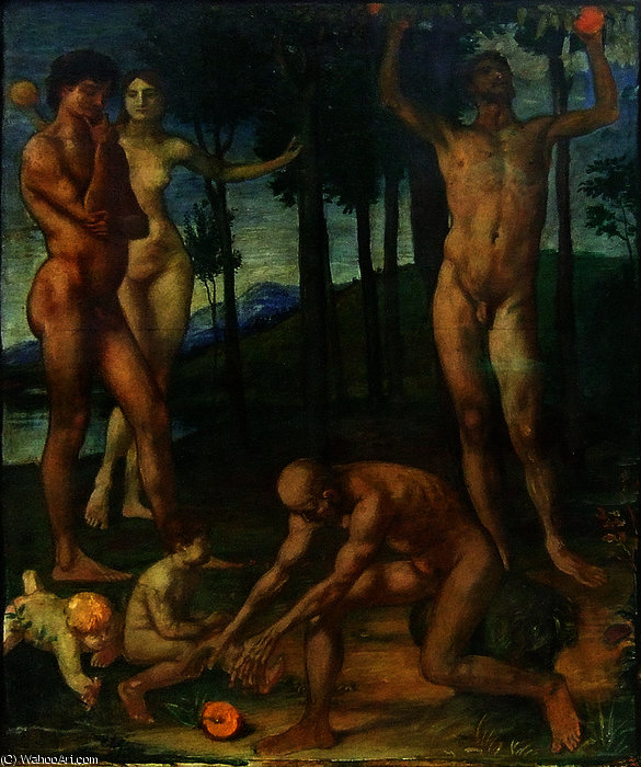 Die Lebensalter (orangenbild) — Ганс Фон Марес