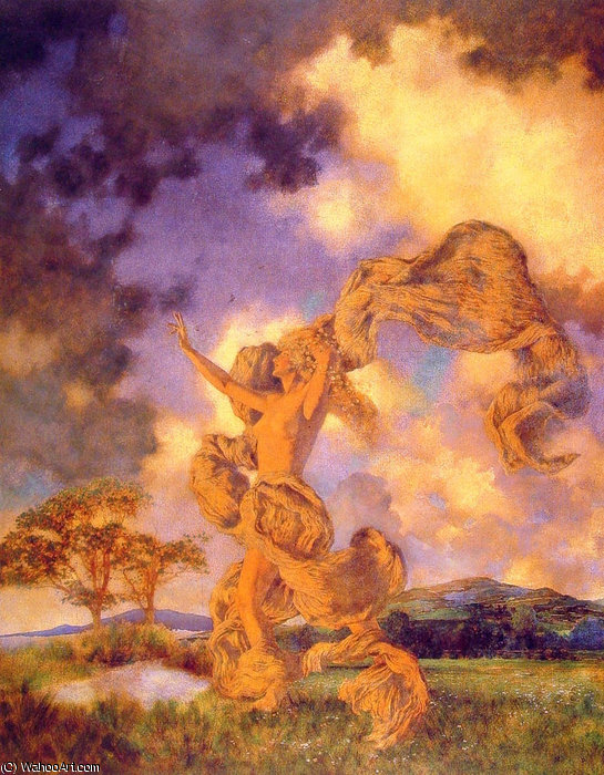 The Storm — Maxfield Parrish