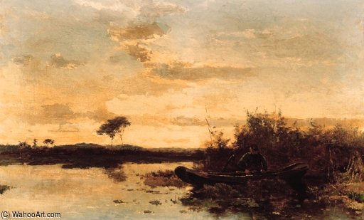 Vue De La Hollande Dans Les Polders — Paul Joseph Constantine Gabriel