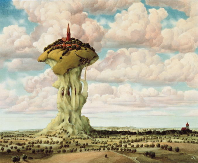 Life On Stump — Jacek Yerka