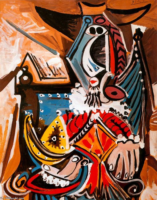 El Hombre Con El Casco Dorado — Pablo Picasso