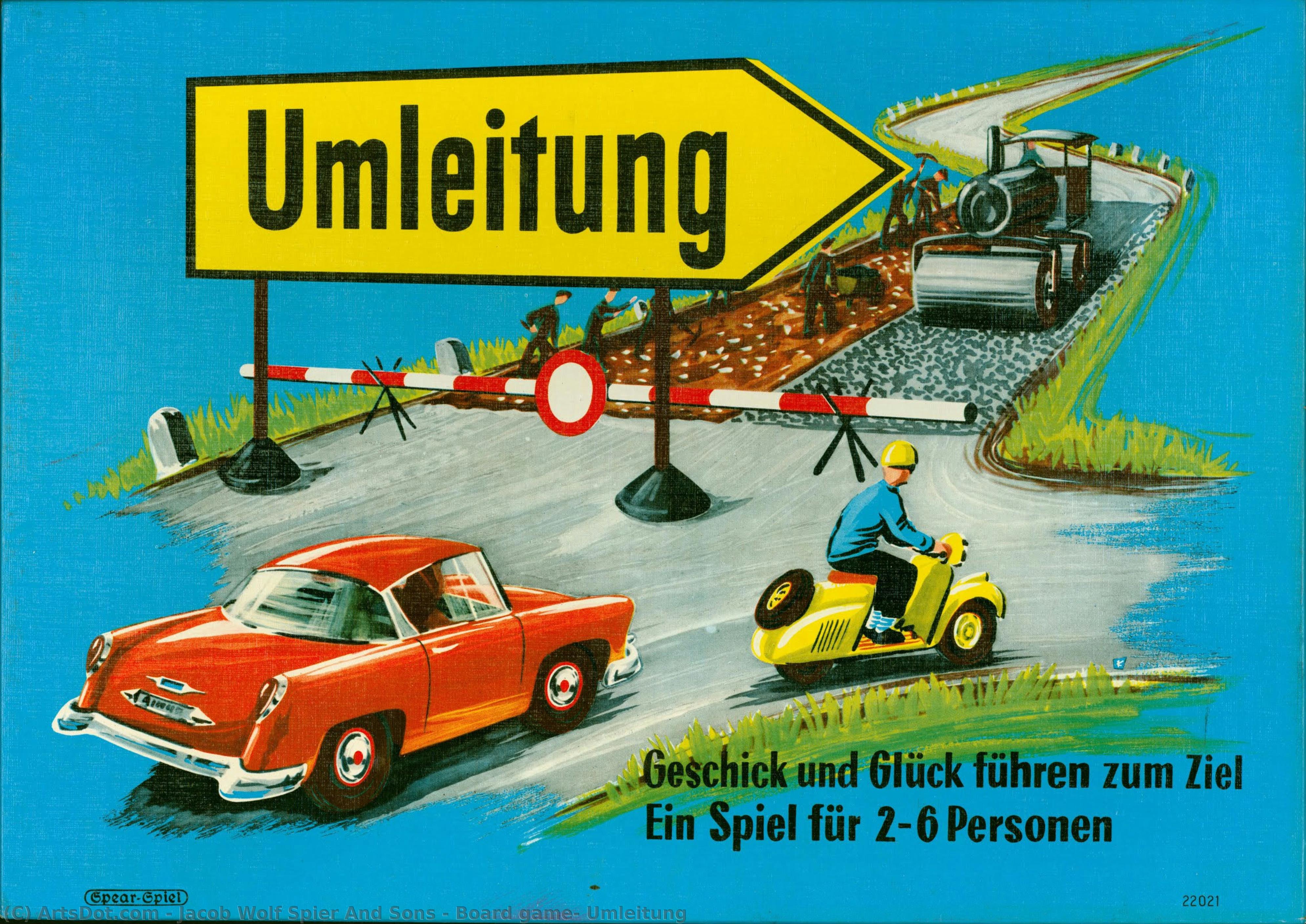 Board Game: Umleitung — Якоб Вольф Шпир И Сыновья